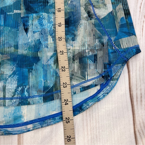 Lululemon Sculpt Tank II Sun Dazed Multi Blue Sz 6 - Picture 11 of 12